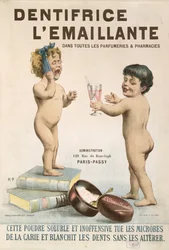 Werbung für LEmaillante Zahnpasta, 1892