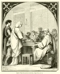 Agape, Mahl der ersten Christen