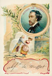 Alfred de Musset, französischer Dramatiker, Romanautor und Dichter