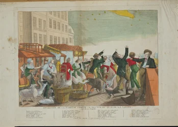 Erscheinung des Großen Kometen im Jahr 1811
