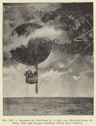 Aufstieg des Saint-Louis am 17. Juni 1900 (achtzehn Stunden Dauer, davon sieben in schrecklichen Stürmen)