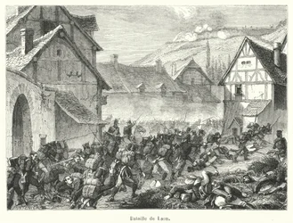 Schlacht von Laon (Gravur)