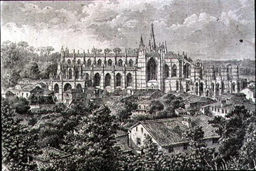 Kloster Batalha in den 1860er Jahren