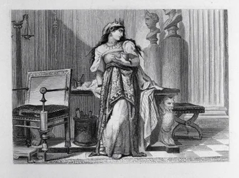 Berenice, Illustration für Berenice von Jean Racine (1639-99)