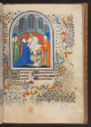 Stundenbuch, Add MS 32454 f.38r, Frankreich