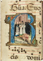 Begräbnisszene, Graduale, f.86