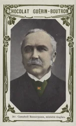 Campbell Bannermann, englischer Minister