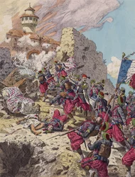 Eroberung von Constantine, Algerien, durch die Franzosen