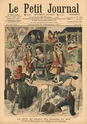 Feier der Stadt Paris zugunsten der Flutopfer in Südfrankreich, Illustration aus 