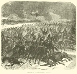 Angriff der Kürassiere bei Eylau (Gravur)