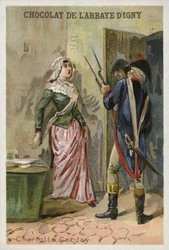 Charlotte Corday, Mörderin des französischen Revolutionärs Jean-Paul Marat