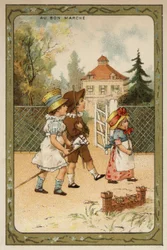 Kinder spielen Soldaten