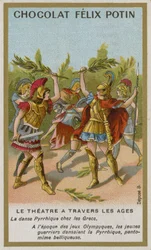 Chocolat Felix Potin Handelskarte, Theater durch die Zeiten