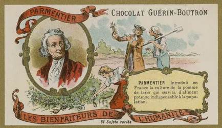 Chocolat Guérin-Boutron Werbekarte, Antoine-Augustin Parmentier