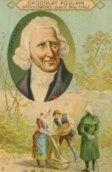 Chocolat Poulain Handelskarte, Antoine-Augustin Parmentier