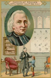 Chocolat Poulain Handelskarte, Charles-Michel de l