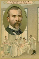 Chocolat Poulain Handelskarte, Pierre Paul Émile Roux