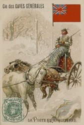 Cie des Caves Générales Werbekarte, Post
