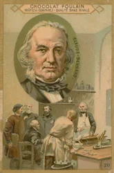 Claude Bernard, Chocolat Poulain Sammelkarte