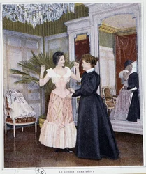 Korsettanprobe bei Léoty