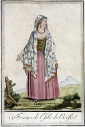 Korsische Frau