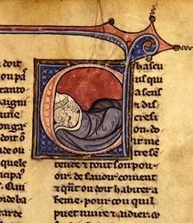 Umarmendes Paar im Bett