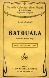Umschlag des Buches „Batouala, véritable roman nègre“ von René Maran