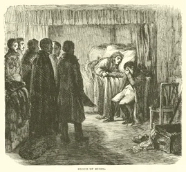 Der Tod von Duroc (Gravur)