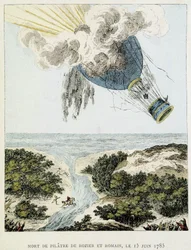 Tod von Pilâtre de Rozier und Romain