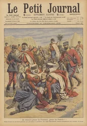 Tod eines französischen Kolonialsoldaten