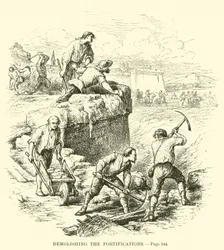 Abriss der Befestigungen