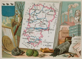 Departement Aisne in Nordfrankreich