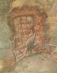 Detail - Die Belagerung von La Rochelle durch die Truppen von Kardinal Richelieu 1627-68