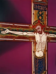 Detail der Kreuzigung, ca. 1200
