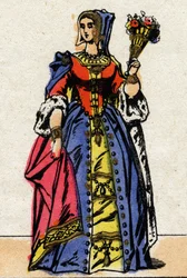 Dynastie der Valois: Porträt von Maria von England (Mary Tudor)