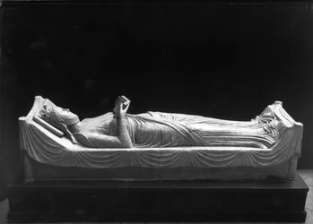 Grabfigur von Eleonore von Aquitanien (ca. 1122-1204) Königin von Frankreich, dann von England