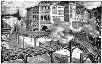 Hochbahnen von New York, 1893