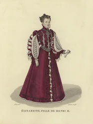 Elisabeth von Valois, Tochter von König Heinrich II. von Frankreich