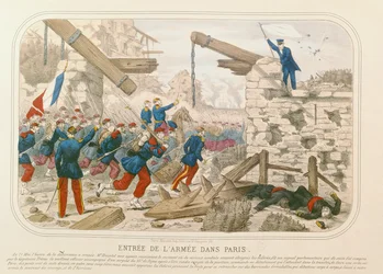 Einzug der Armee in Paris, 21. Mai 1871