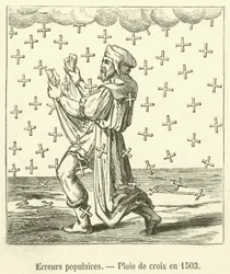 Erreurs populaires, Pluie de croix en 1503