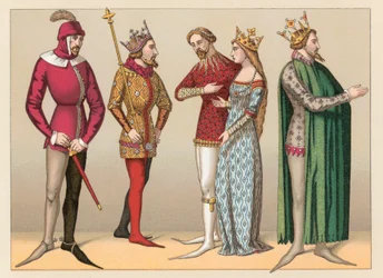 Kostüm des europäischen Mittelalters