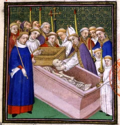 Exhumierung und Heiligsprechung von St. Louis