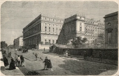 Außenansicht des Gebäudes am Quai d