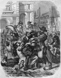 Hungersnot in Frankreich im 16. Jahrhundert.