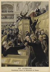 Kämpfe im Reichsrat, Wien, 1897