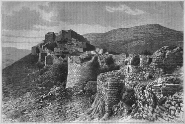 Festung von Baniyas, aus La Syrie d