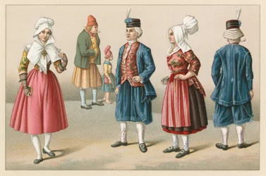 Frankreich Kostüm des 19. Jahrhunderts