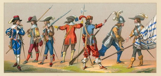Frankreich XVII-XVIII Jahrhundert Kostüm