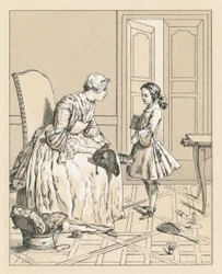 Frankreich XVIII. Jahrhundert Kostüm