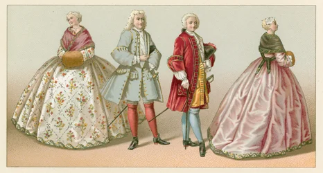 Frankreich XVIII. Jahrhundert Kostüm